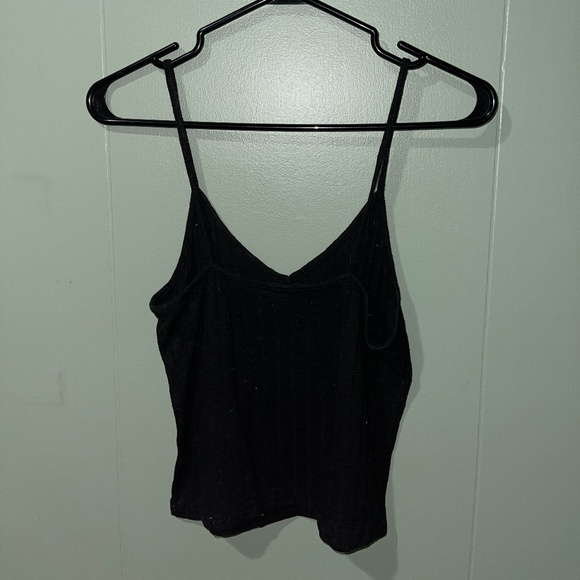 Black Ribbed Tank Top - Picture 2 of 2